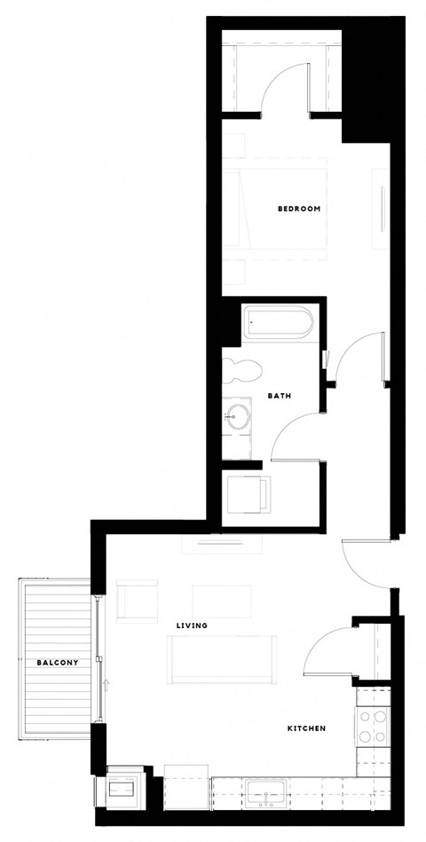 Westley on Broadway J6 Floor Plan